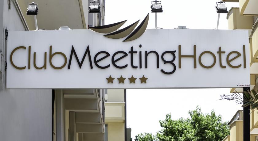 Club Meeting Hotel Rimini Exteriör bild